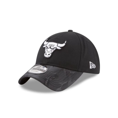 Sapca New Era Chicago Bulls NBA Camo Shade 9TWENTY Adjustable - Negrii